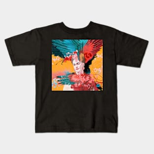 Frida Kahlo Tribute 01 Kids T-Shirt